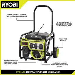 3600-Watt Recoil Start Gasoline Powered… — Photo 3