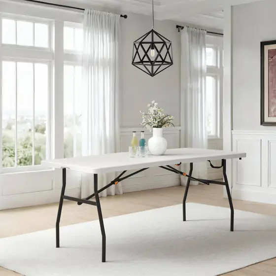 HDX 6 FT Almond/Bronze Plastic… — Photo 2