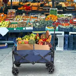 Metal 4-Wheeled Outdoor Garden Cart… — Photo 4