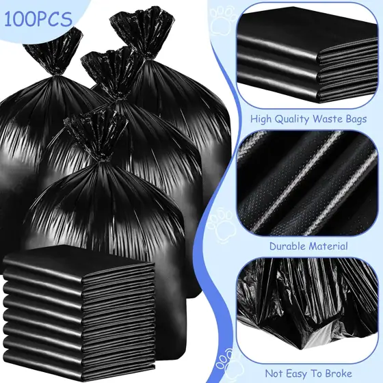 2 Packs 100ct Black Dog… — Photo 4