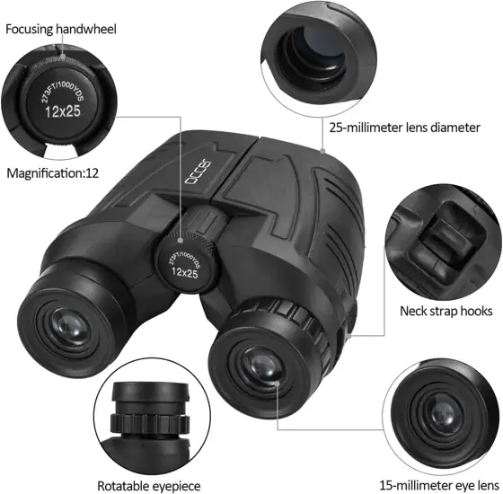 Occer 12x25 Compact Binoculars for… — Photo 4