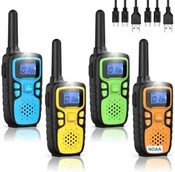 Wishouse Kids Rechargeable Walkie Talkies,… — Photo 1
