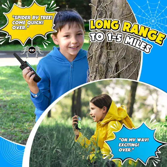 Wishouse Kids Rechargeable Walkie Talkies,… — Photo 2