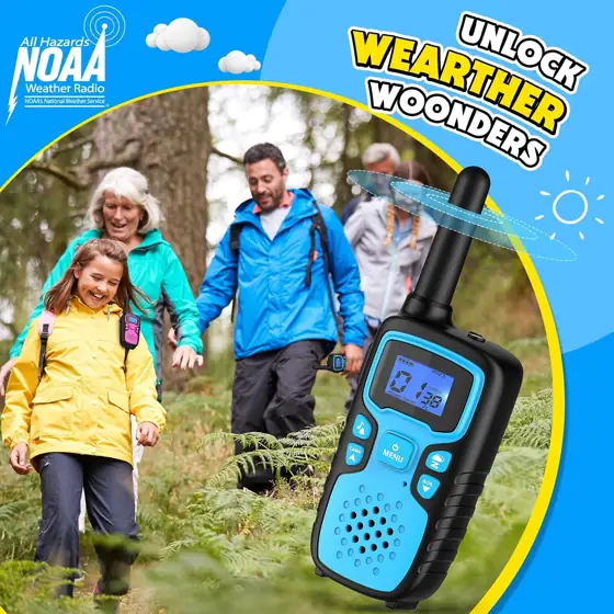 Wishouse Kids Rechargeable Walkie Talkies,… — Photo 4