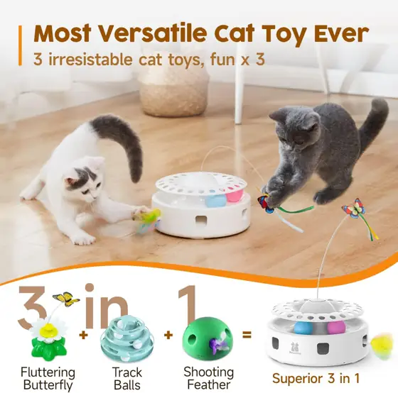 Potaroma 3in1 Cat Toy: Fluttering… — Photo 2