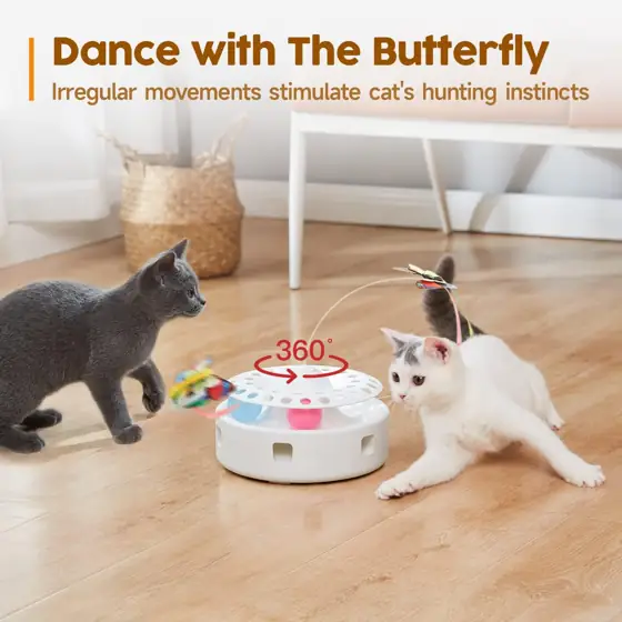 Potaroma 3in1 Cat Toy: Fluttering… — Photo 3