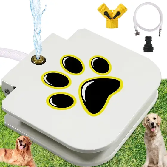 Outdoor Dog Water Fountain Step… — Photo 1