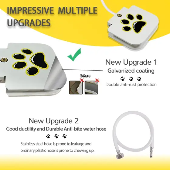 Outdoor Dog Water Fountain Step… — Photo 3