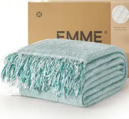 EMME Muslin Throw Blanket with… — Photo 1