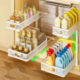 Under Sink Organizer 2-Pack, Metal… — Photo 1