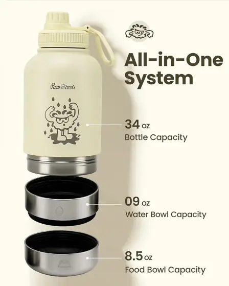 34oz Stainless Steel Dog Water… — Photo 2