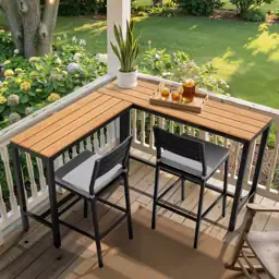 L-shaped Metal Bar Height Outdoor… — Photo 2