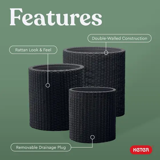 Keter Cylinder Set of 3… — Photo 3