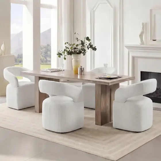 KISLOT Upholstered Dining Chairs Set… — Photo 1