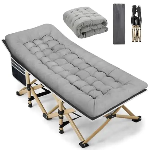 Fragess Portable Camping Cot, 600LBS… — Photo 1