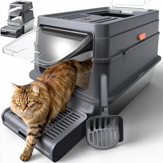 Powools Stainless Steel Enclosed Cat… — Photo 1