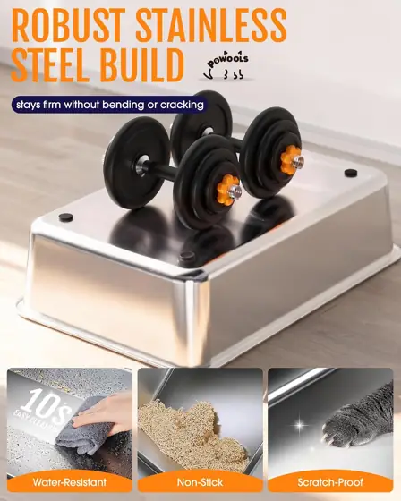Powools Stainless Steel Enclosed Cat… — Photo 3
