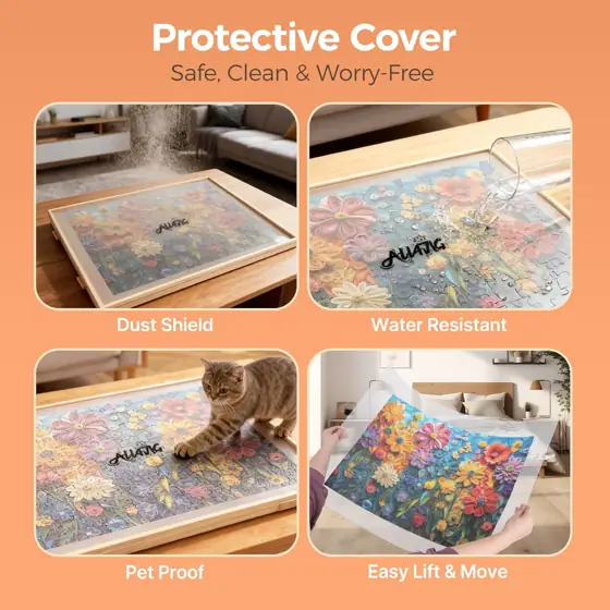 ALL4JIG 1500-Piece Rotating Puzzle Board… — Photo 4
