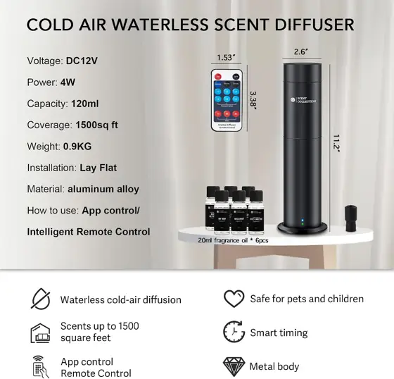 Hotel Waterless Scent Diffuser with… — Photo 3
