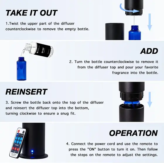 Hotel Waterless Scent Diffuser with… — Photo 4
