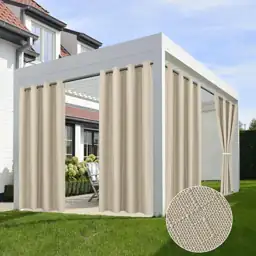 Linen Outdoor Curtains for Patio… — Photo 1