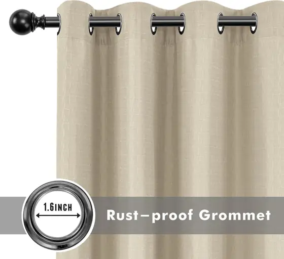 Linen Outdoor Curtains for Patio… — Photo 4