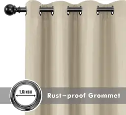 Linen Outdoor Curtains for Patio… — Photo 4