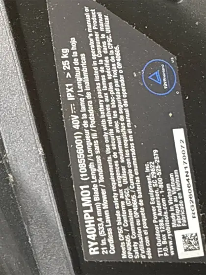 40V HP Brushless 21 in.… — Photo 8