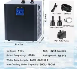 79 Gallon Aquarium Chiller, 1/3… — Photo 2