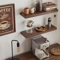 24in Walnut Floating Shelves for… — Photo 2