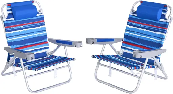 SunnyFeel Extra Wide Beach Chair… — Photo 1