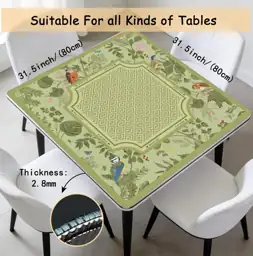 Green Mahjong Mat 31.5 x… — Photo 2