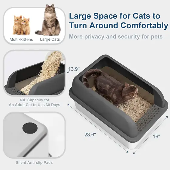 Suzzipaws XL 8" Deep Enclosed… — Photo 3