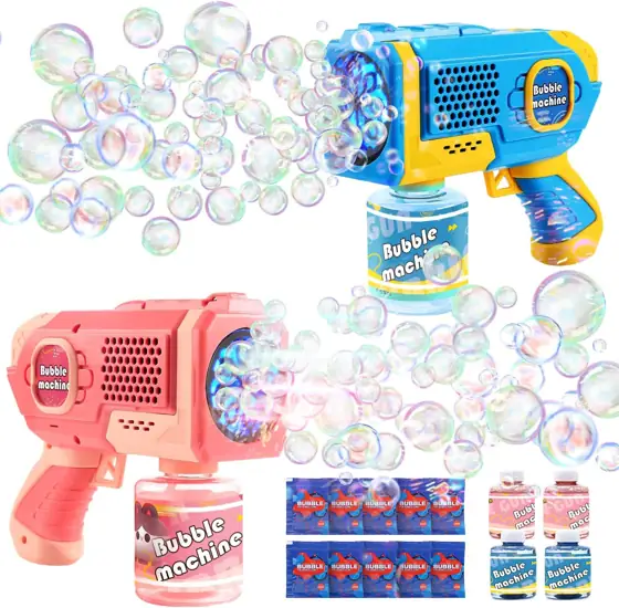 EagleStone 2-Pack Bubble Gun Machine… — Photo 1