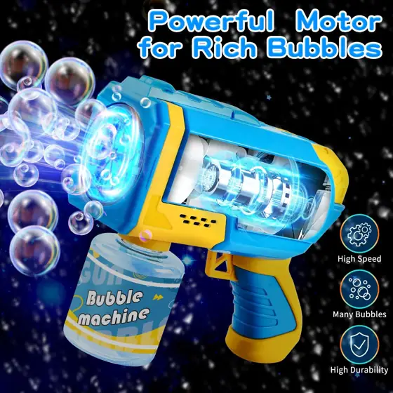 EagleStone 2-Pack Bubble Gun Machine… — Photo 3