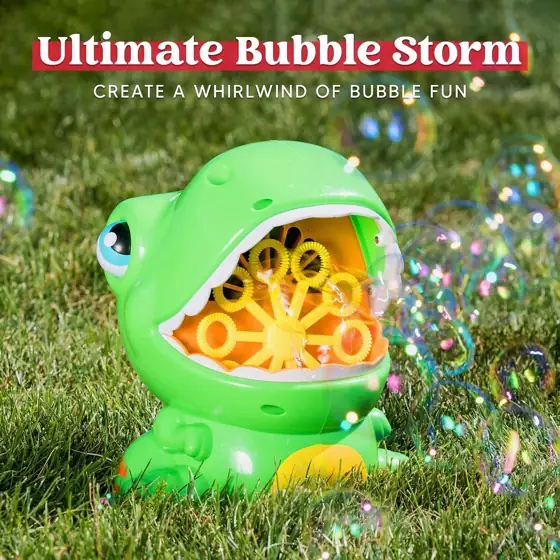 JOYIN Dinosaur Bubble Machine Gun… — Photo 2