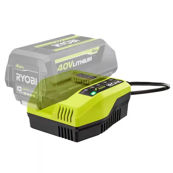 RYOBI 40-Volt Lithium-Ion Fast Charger — Photo 3