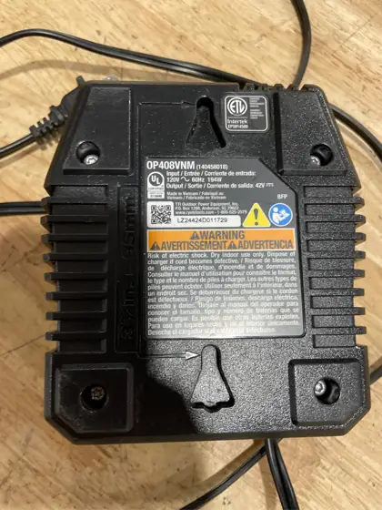RYOBI 40-Volt Lithium-Ion Fast Charger — Photo 6