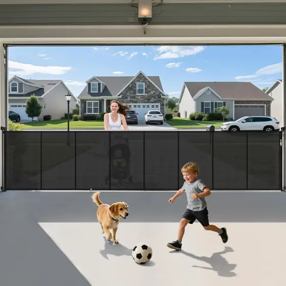 236' Retractable Baby Gate, Extra… — Photo 1