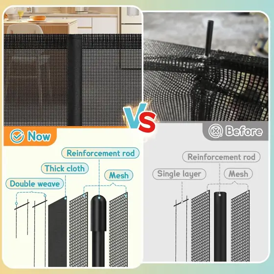 236' Retractable Baby Gate, Extra… — Photo 3