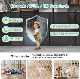 236' Retractable Baby Gate, Extra… — Photo 4