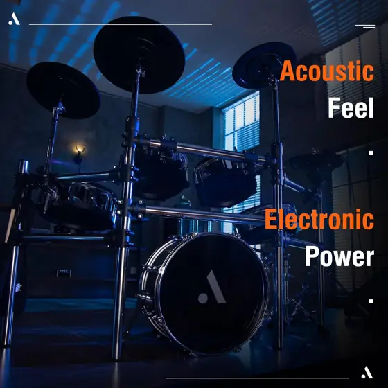 AKLOT Acoustic-Style Electric Drum Set:… — Photo 2