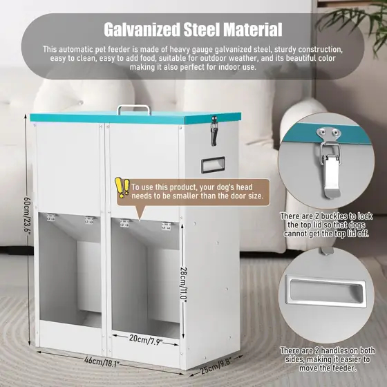 46Lb Gravity Automatic Dog Feeder… — Photo 4