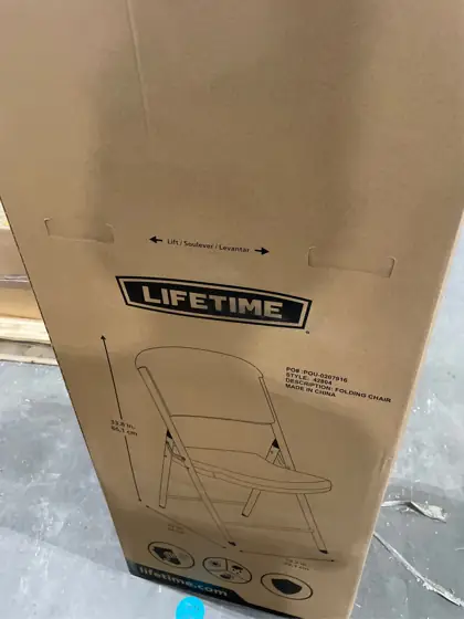 Lifetime White Plastic Seat Metal… — Photo 8