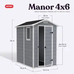 Keter Manor 4x6 Resin Outdoor… — Photo 2