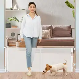 24-Inch Tall Retractable Dog Gate… — Photo 1