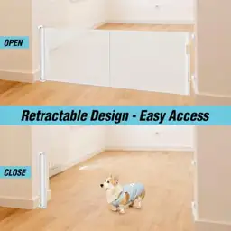 24-Inch Tall Retractable Dog Gate… — Photo 3