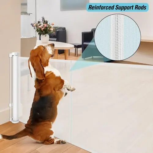 24-Inch Tall Retractable Dog Gate… — Photo 4