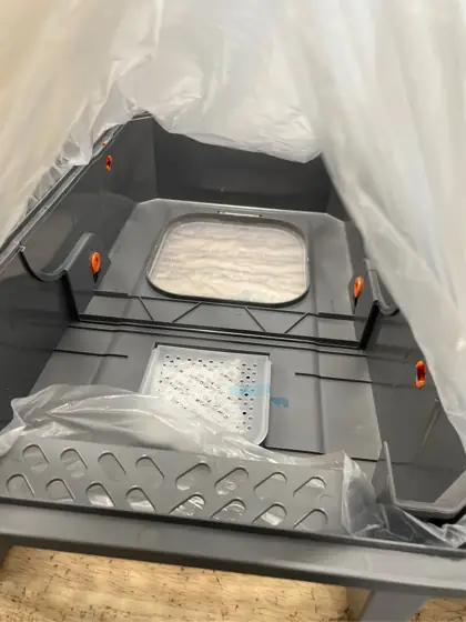 FURTIME Stainless Steel Litter Box… — Photo 8