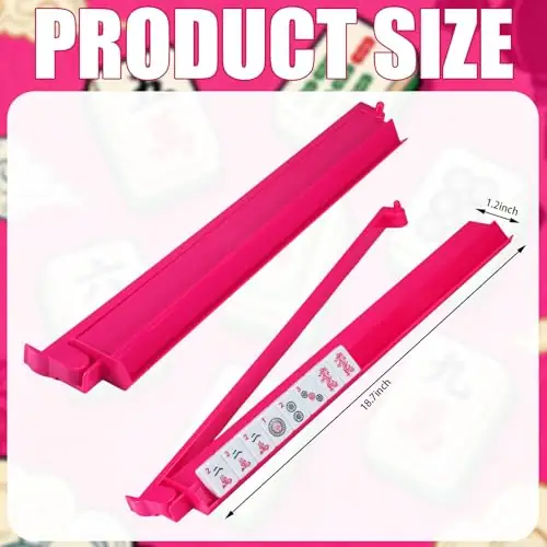 4 Pcs 18.7-in Hot Pink… — Photo 2